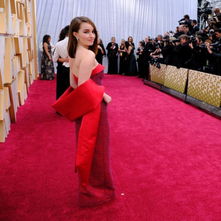 Kaitlyn Dever in ethical and eco-responsibble Louis Vuitton