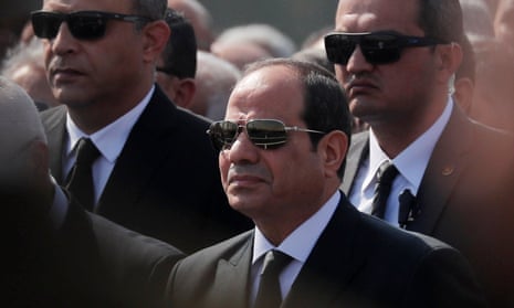 Egyptian president Abdel Fatah al-Sisi.