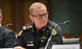 Australian Border Force (ABF) Commissioner Michael Outram during Senate Estimates at Parliament House in Canberra, Wednesday, May 29, 2024. (AAP Image/Mick Tsikas) NO ARCHIVING