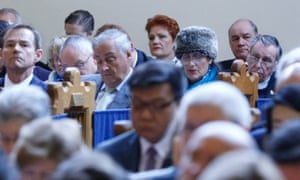 Pauline Hanson at a special ecumenical service in Canberra before the opening of the 45th parliament