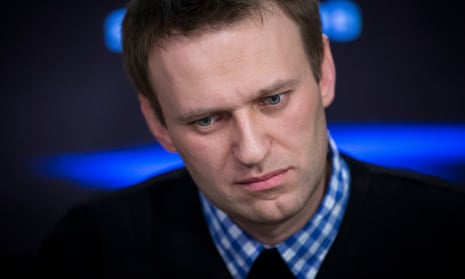 ‘Waged a relentless campaign against an increasingly dictatorial regime’ … Alexei Navalny.