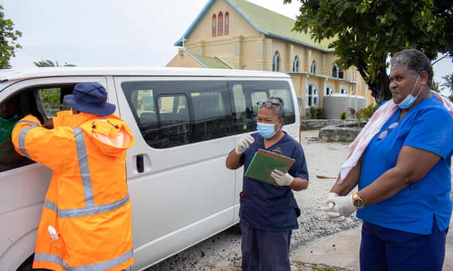 The territory’s medical workforce is made up of three doctors and 36 nurses, who had to be trained to administer the vaccine over Zoom, a challenge given the atoll’s notoriously bad internet connection.
