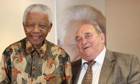 Denis Goldberg with Nelson Mandela in 2009.