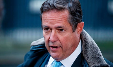 Jes Staley, Barclays chief executive, arrives at Downing Street for a meeting in London on January 11, 2018.