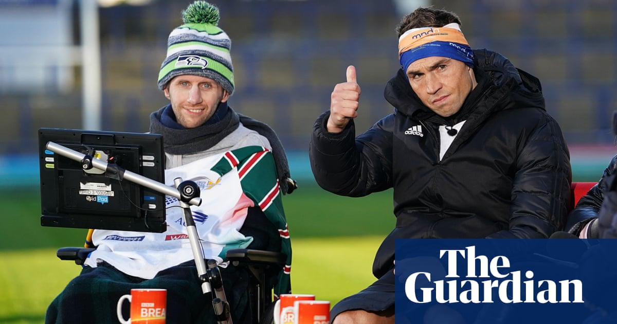 ‘I’m broken’: emotional Kevin Sinfield completes 24-hour, 101-mile charity run