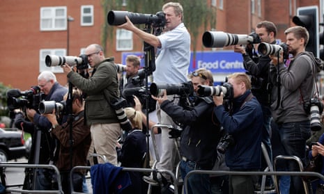 Press photographers at work - but beware of copyright. 