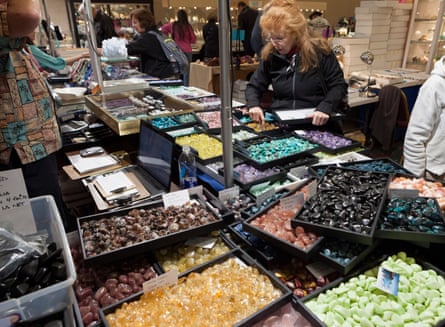 The Gem and Mineral Show in Tucson, Arizona in 2014.