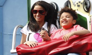 Katie Price and Harvey visit Alton Towers in 2010. Both have frequently been targeted by trolls.
