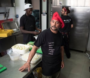 Afghan Shapoor never expected to spend his days working as a chef in Sicily.
