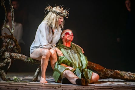 Maureen Beattie and Forbes Masson in Lear.