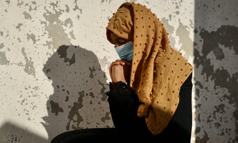 Salwa, a 14-year-old victim of sexual violence, at the UN compound in Turba, Yemen. 