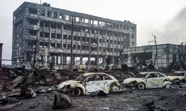 The blast at a warehouse storing toxic industrial chemicals was China’s worst industrial accident in recent years. There has been criticism it was located too close to densely populated residential areas. Photograph: Fred Dufour/AFP/Getty Images