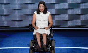 Anastasia Somoza speaks during Day 1 of the Democratic National Convention at the Wells Fargo Center in Philadelphia, Pennsylvania, July 25, 2016.