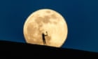 'Bigger and brighter' supermoon graces night sky – video thumbnail