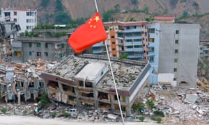 Devastation in Sichuan, which Ai Weiwei blamed on government negligence.