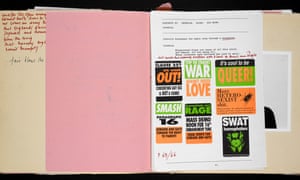 Derek Jarman’s sketchbook for Edward II.