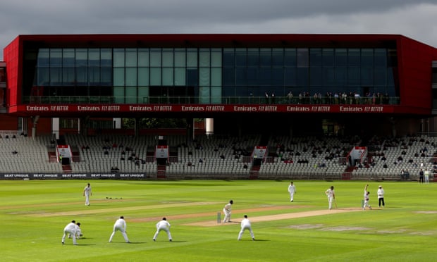 The view from Old Trafford as Lancashire beat Kent.