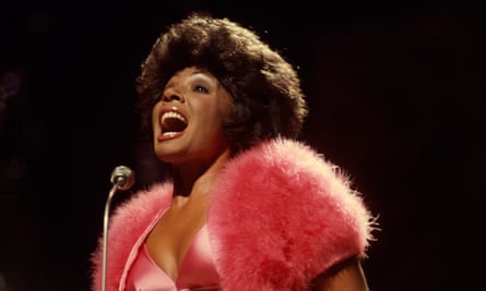 On stage in 1975.