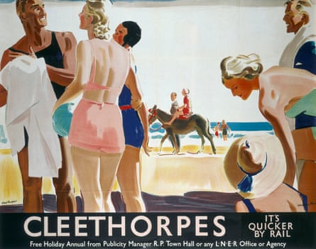 Vintage beach scene