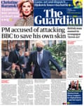 Guardian front page, Monday 17 January 2022