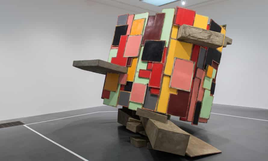 An untitled Phyllida Barlow work on display at Tate Modern