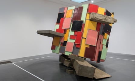 An untitled Phyllida Barlow work on display at Tate Modern