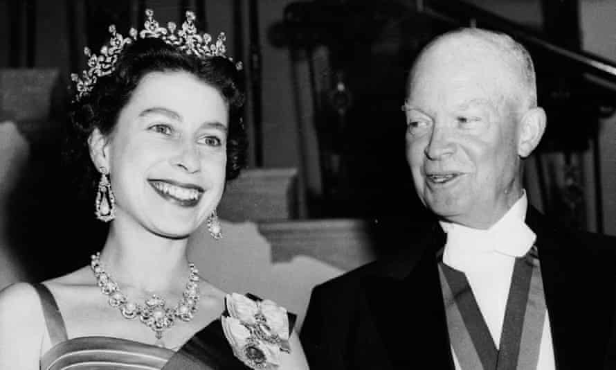 The Queen and Dwight Eisenhower in 1957.