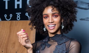 Red alert: a model for Topshop Unique.