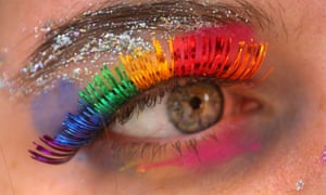 Rainbow lashes