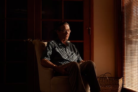 Mike sitting in the living room of his Phoenix home. Contemplating what his latest biopsy results will reveal.
