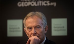 Tony Blair at the event in Westminster organised by Prospect magazine.