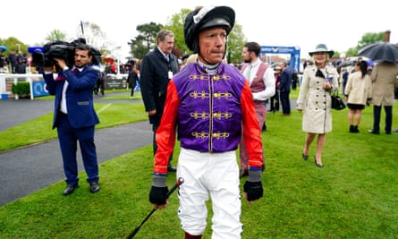Frankie Dettori pictured at Newmarket on Saturday