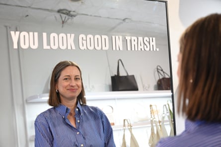Dana Cohen, the owner and designer of Hyer Goods, in her store in Manhattan