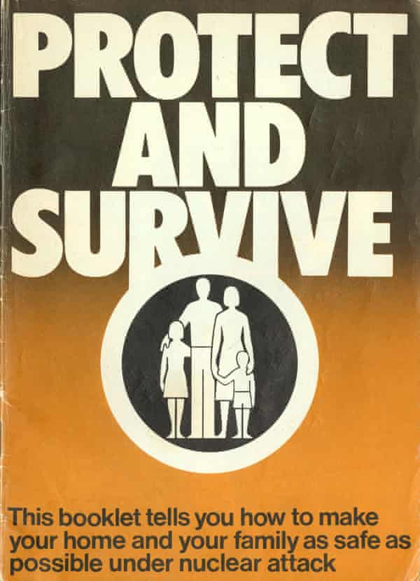 A leaflet distributed in the UK in May 1980, giving advice about surviving a nuclear attack