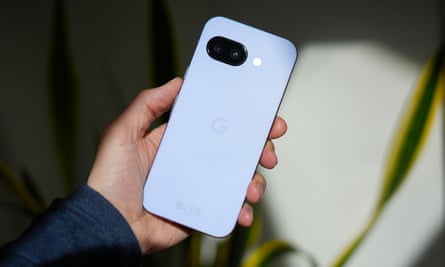 The back of the Google Pixel 9a.