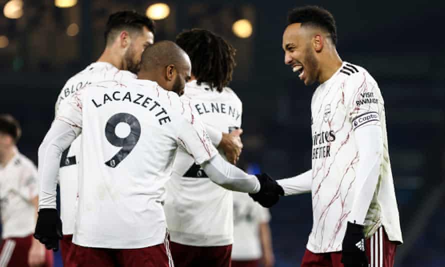 Arsenal captain and Gabon international Pierre-Emerick Aubameyang (right) is one of the high-profile players at the club.