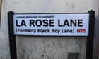 London street sign for former ‘Black Boy Lane’ vandalised after renaming thumbnail