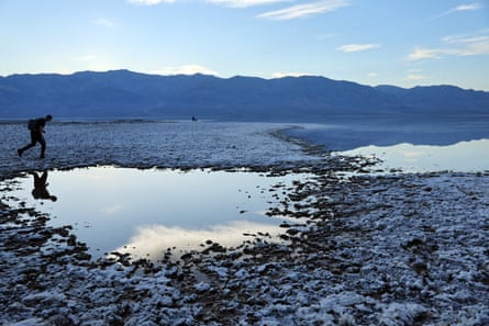 Badwater Basin is located 282ft below sea level, the lowest elevation in North America.