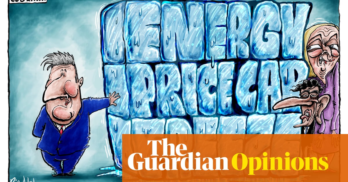 Brian Adcock on Keir Starmer’s plan to freeze the energy price cap – cartoon
