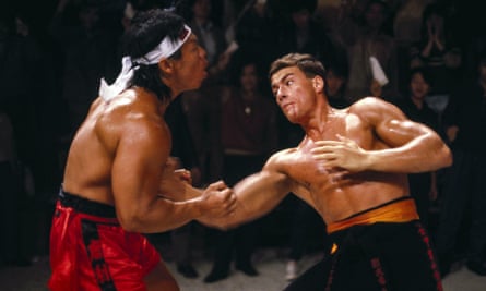 Jean-Claude Van Damme & Bolo Yeung in Bloodsport (1988).