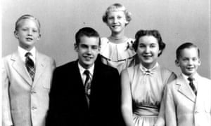 Donald Trump (left) his siblings Fred (Mary’s father), Elizabeth, Maryanne and Robert.