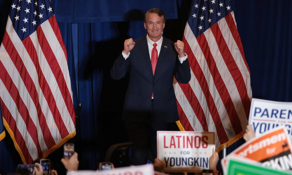<div class=__reading__mode__extracted__imagecaption>Republican Glenn Youngkin celebrated a stunning victory in the race for governor of Virginia. The message from voters was emphatic. Photograph: Chip Somodevilla/Getty Images<br>Republican Glenn Youngkin celebrated a stunning victory in the race for governor of Virginia. The message from voters was emphatic. Photograph: Chip Somodevilla/Getty Images</div>