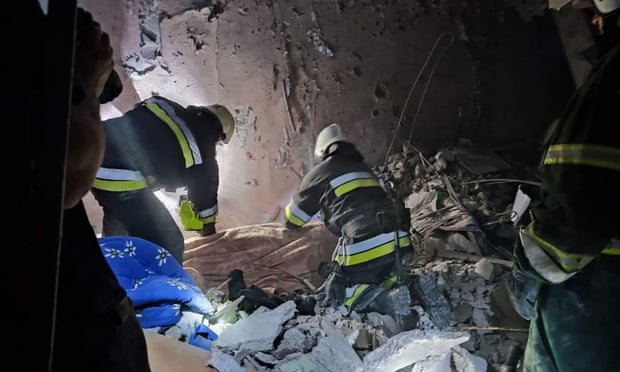 Emergency crews at work