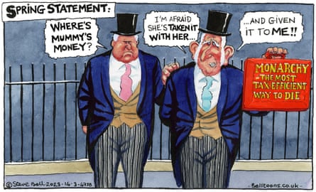 Steve Bell cartoon