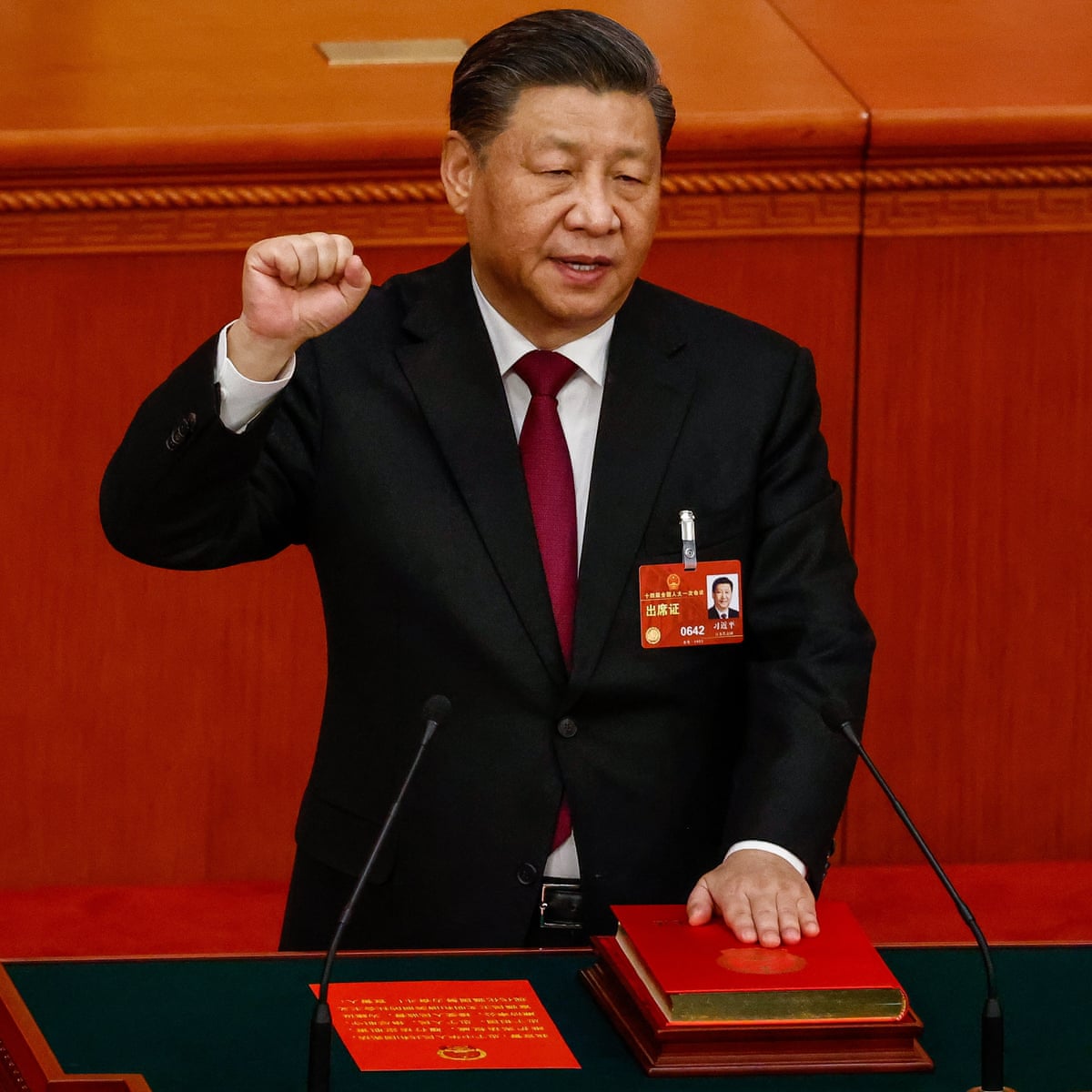 Xi Jinping handed unprecedented third term as China's president | Xi Jinping  | The Guardian