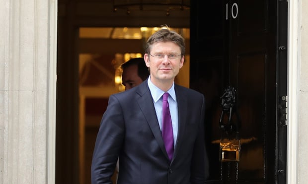 Greg Clark leaves 10 Downing Street after being appointed business, energy and industrial strategy secretary.
