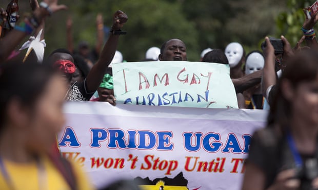 LGBT Pride celebrations in Uganda in 2014. 