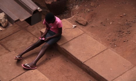 A young girl in Kibera, Nairobi