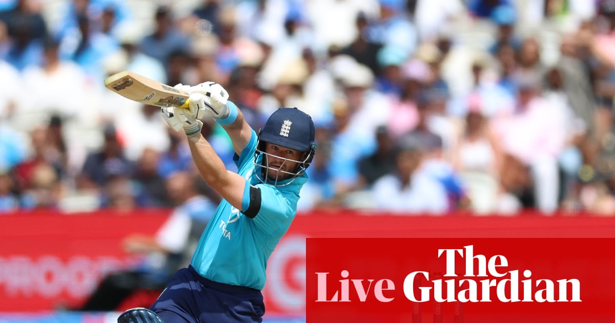 England v India: third and deciding men’s cricket ODI – live