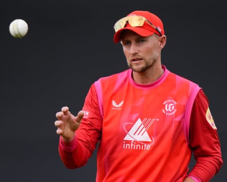 Joe Root in the field for Welsh Fire at Sophia Gardens during The Hundred.